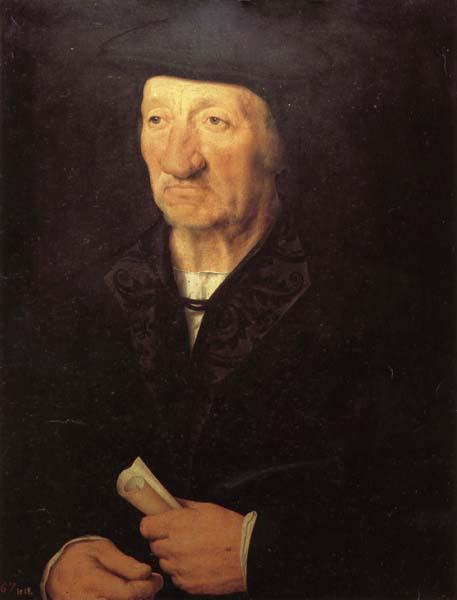 Hans holbein the younger Portrait of an Old Man Sweden oil painting art